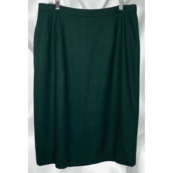 Vintage Pendleton Lined Wool Side button Skirt Size 16 - Picture 2 of 7
